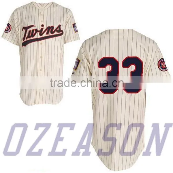 2016 Latest Design 100% Polyester Screen Print Plain Baseball Jersey photo-3