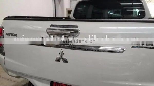 Chrome Kits Accessories Rear Gate Cover For 2015 Mitsubishi Triton L200 photo-2