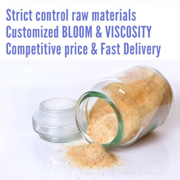 Small MOQ Gelatin 230 Bloom Technical Gelatin Animal Hide Glue Industrial Gelatin Manufacturers for Smelting and Refining photo-2