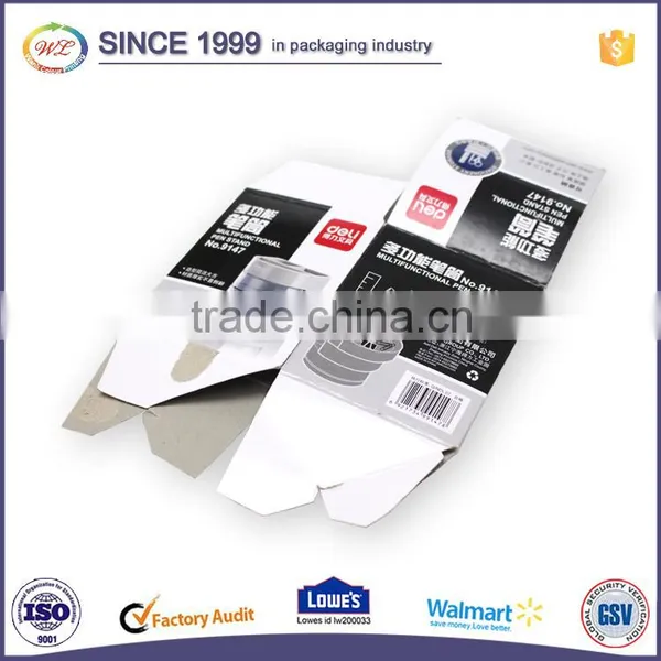 Custom Printed Folding Corrugated Carton Cardboard Paper Whiteboard Box photo-3