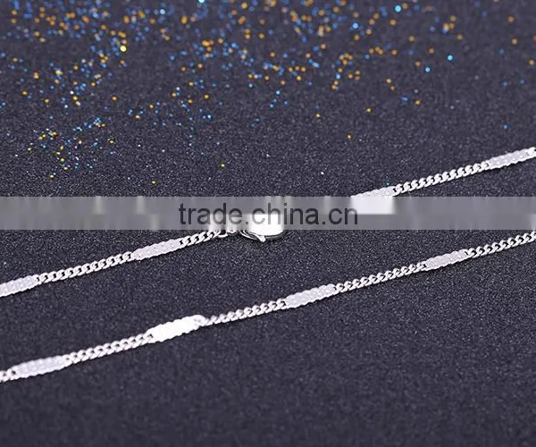 Hot New Products for 2015 Latest Design Rhodium Plated Fashion Jewellery Necklaces photo-4