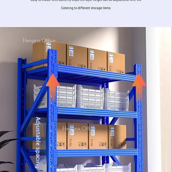 Compact Warehouse Shelving for Small 3PL & Logistics – 2 People DIY Assembly, No Professional Tools, 4 Tier
