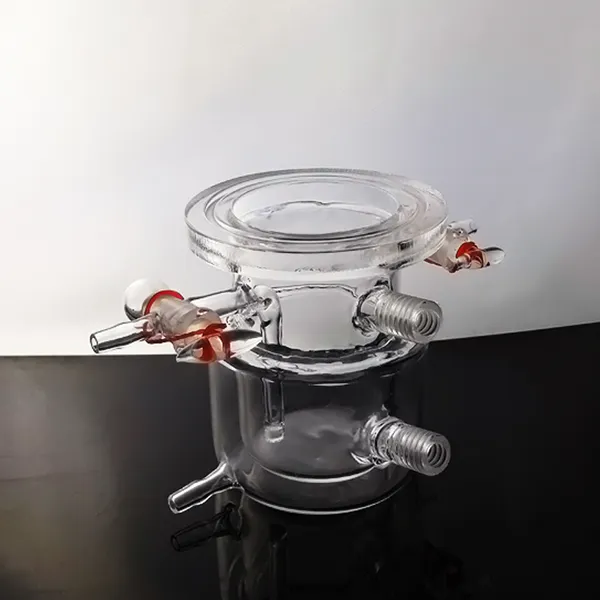 Quartz Glass Reactor in a Double Layer Photocatalytic Reactor With UV Penetration photo-5