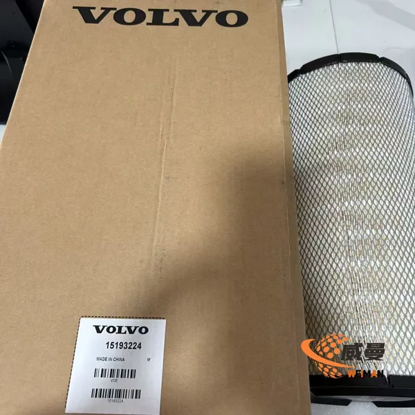 Original Volvo Air Filter 15193224 for Excavator EC135B EC160B EC180B EC200B Spare Parts. photo-2