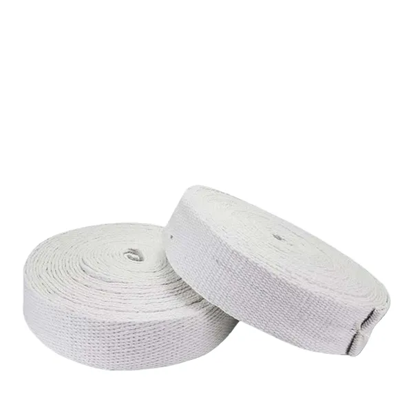 Aluminum Silicate Fiber Belt Boiler Door Insulation Binding Tape High Temperature Resistant Woven Tape photo-3