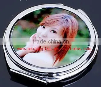 Sublimation Make-up Mirrow Mirrow Round Cosmetic Mirrow Blank Mirrow Gift Mirrow photo-2
