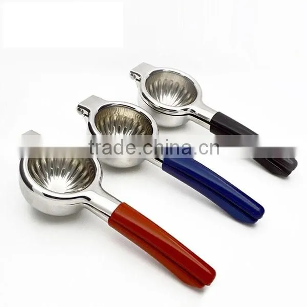 New High Quality Orange Squeezer Strong Stainless Steel 304 Manual Juicer Lemon Squeezer With Silicone Handles 415g photo-2