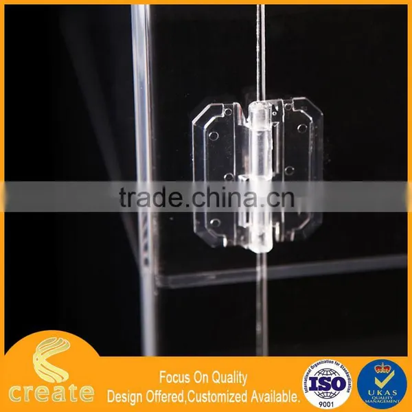 Guanghou Factory 3 Layers Acrylic Bread/cake Food Display Cabinet Stand on Table photo-2