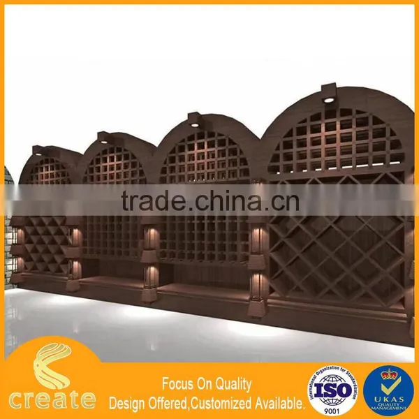 Customized Wooden Special House Design for Wine Display Stand Cabinets & Case From China Factory photo-5