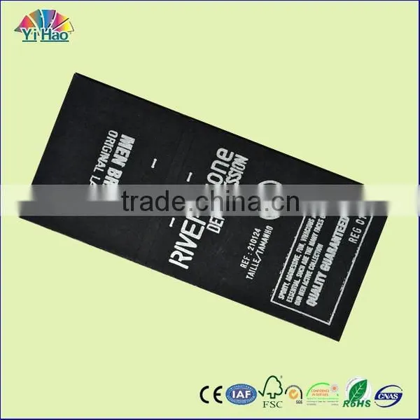 Wholesales Print Black Clothing Tag for Brand Clothing Tag or Garment Tag photo-6