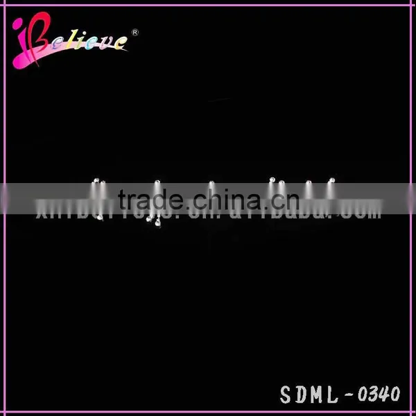 Silver Metal Diamond Headband,factory Wholesale Hair Band for Fashion Girls photo-3