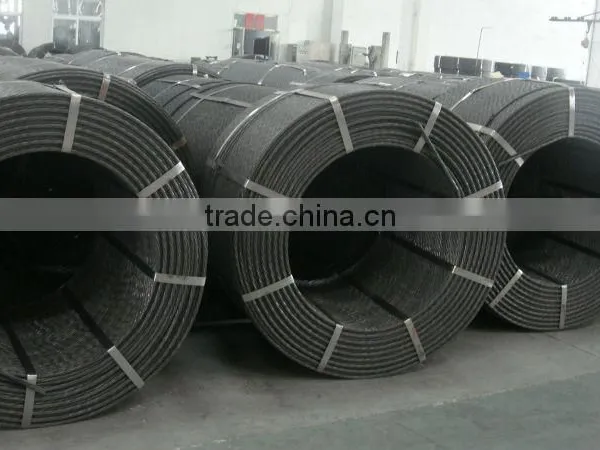 9.53mm 7 Wire Prestressed Concrete Steel Strand 1860mpa photo-3