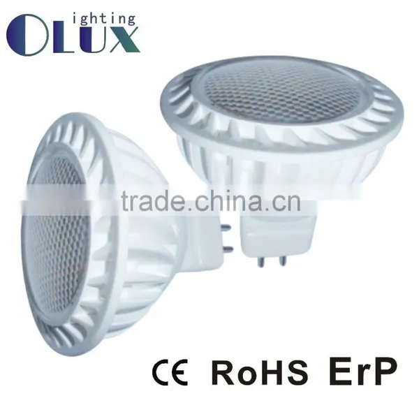 12V LED Lamp MR16 3 Years Warranty 5W 400lm Ceramic Housing Bulb 2835SMD LED MR16 Spot Light GU5.3 Base MR16 Led Light photo-2