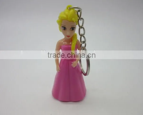 Hot Sell Plastic LED Flashing and Sound Keychain photo-3