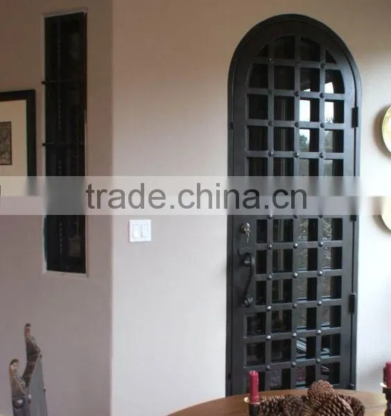 Wrought Iron Decorative Wine Cellar Door,customized Size photo-4