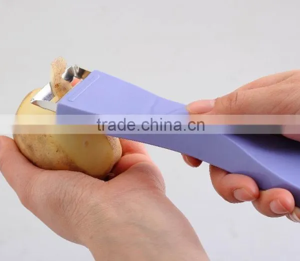 ABS+S/S 20*5 Kitchen Tools 3in1 Double Fruit&vegetable Peeler Slicer and Grater photo-3