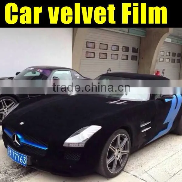 Velvet Fabric Car Wrap Film/Velvet Film for Vehicle /1.35m*15m/Roll photo-4