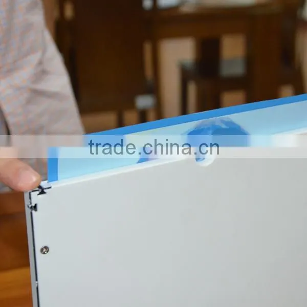 Edgelight PF7 Single Side White Frame Slim Light Box ABS Plastic Light Box for Art Show photo-3