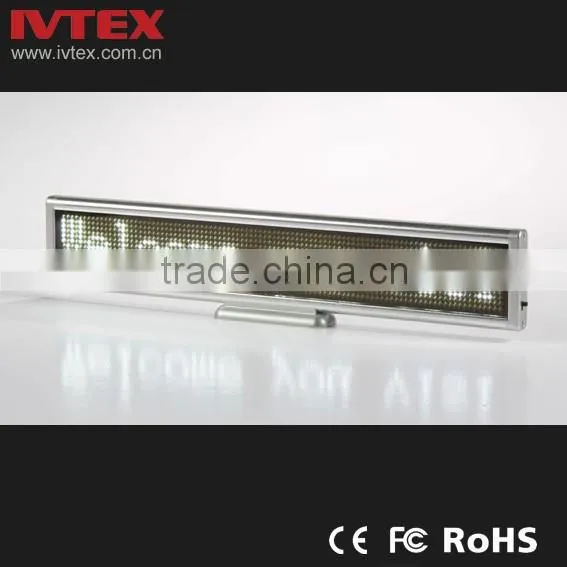 Digital Red Rechargeable Battery Backup Mini LED Display / LED Name Badge / LED Name Card photo-4