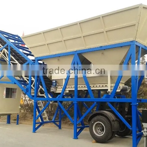 CE Certification HZS25 25m3 Mobile Mini Small Concrete Batching Plant Price for Sale photo-3