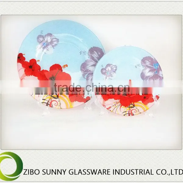 Flowers in Full Bloom of Glass Plates photo-2