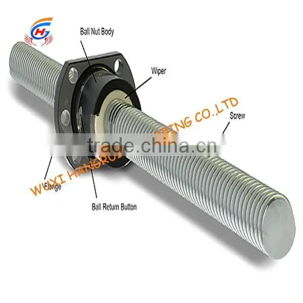 Cheap Chrome Steel Ball Screw and Ball Screw Nut RM 2505 FK for CNC Machinery