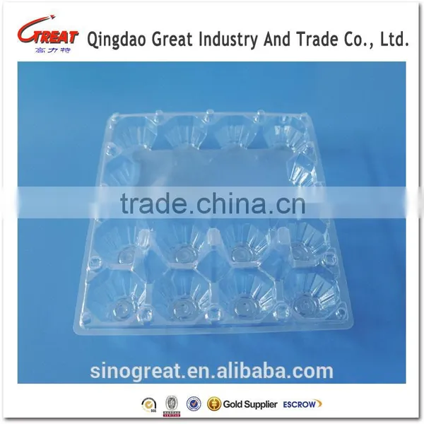Transparent Pet Egg Tray 10 Eggs Tray photo-3