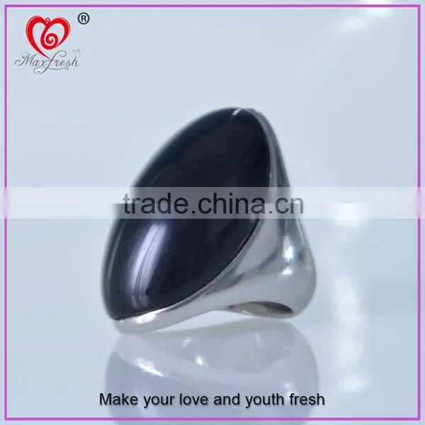 Fashion Jewelry Ring Gold Plated Sliver Ring Fashion Ring 2015 Wholesale Metal Oval Ring