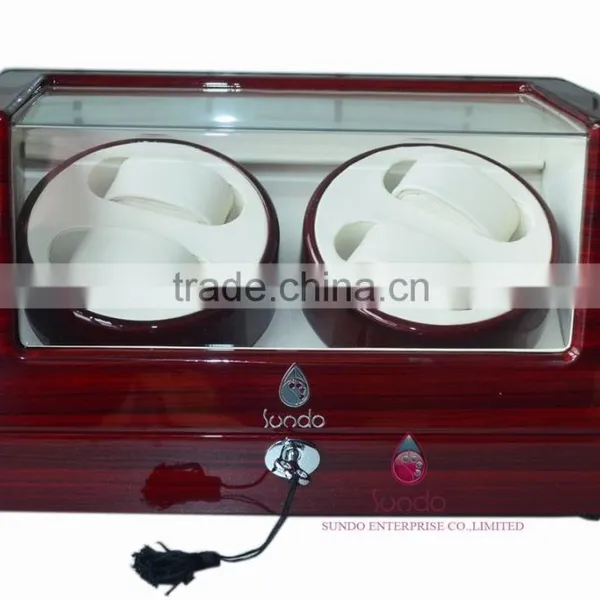 Fancy Smart Wood Watch Winder Box Luxury photo-2