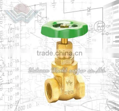 Brass Gate Valve With Threaded Ends