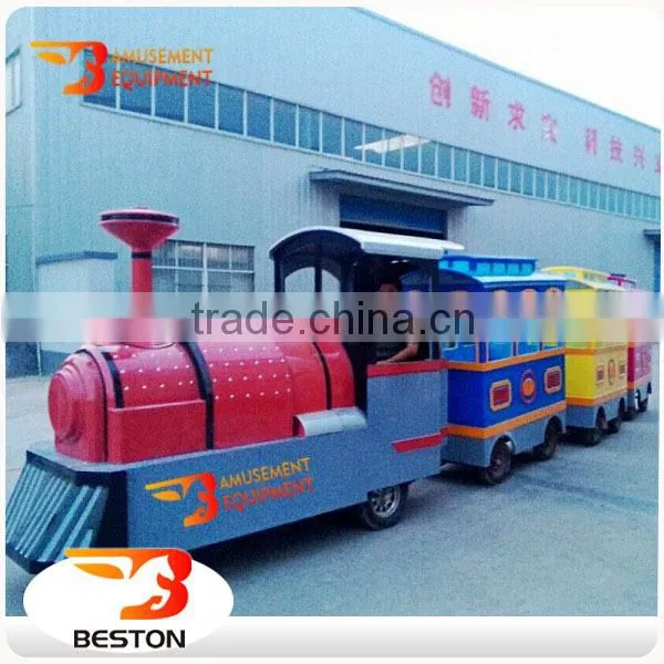 Great Fun Latest Outdoor Amusement Park Trackless Trains for Sale photo-2