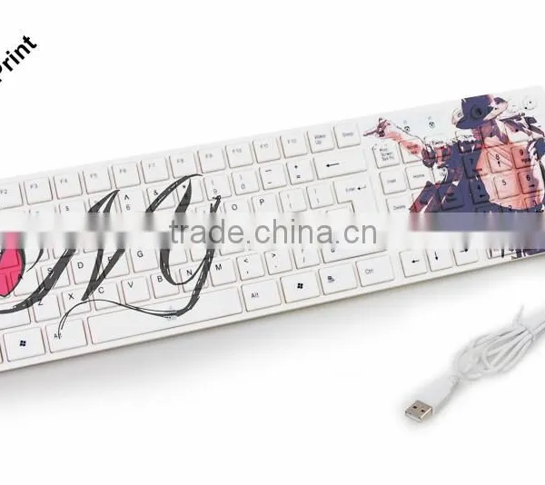 2016 Latest Design Custom Made Digital Printing Computer Keyboard photo-3