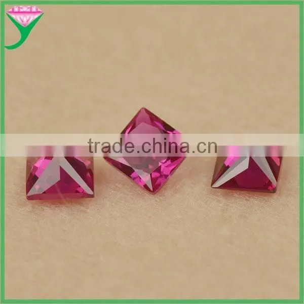 5# Synthetic Gemstone Rough Ruby Corundum for Sale photo-2
