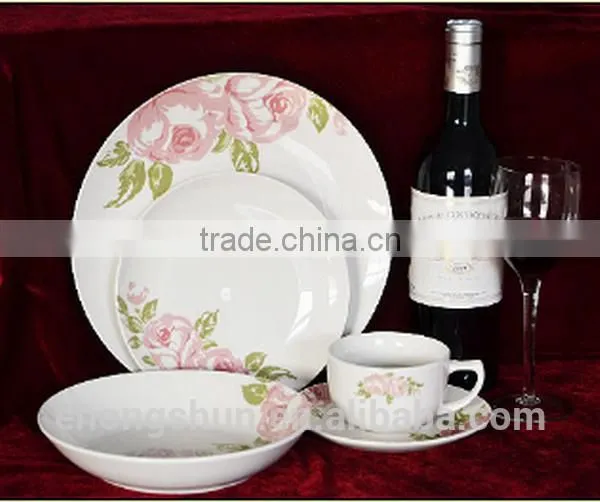 20pcs High Quality Ceramic Coupe Dinner Set Supplier/Ceramic Dinnerware Made In China/Dubai Wholesale Market Dinnerware Sets photo-4