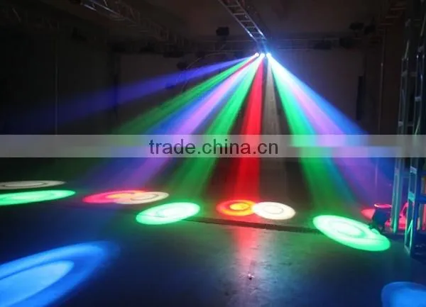 Triple Moon DMX LED 3-eye RGBW Beam Light DMX Effects Light LED photo-6