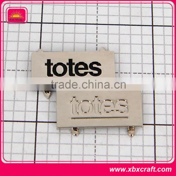 Custom Metal Bag Label,designer Metal Labels for Handbags photo-4