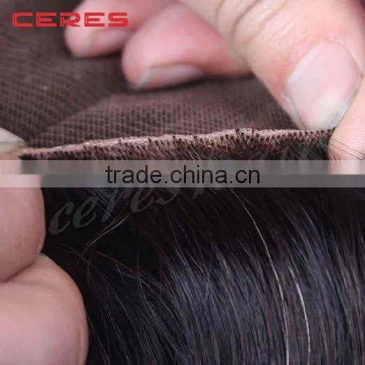 Ceres Hair 130% Density Middle Part u Part Body Wave Virgin Hair Bundles With Free Parting Lace Closure Quality Choice photo-5