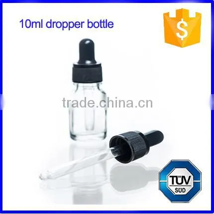 Transparent 10ml Glass Dropper Bottle With Childproof Cap Supplier's Choice photo-6