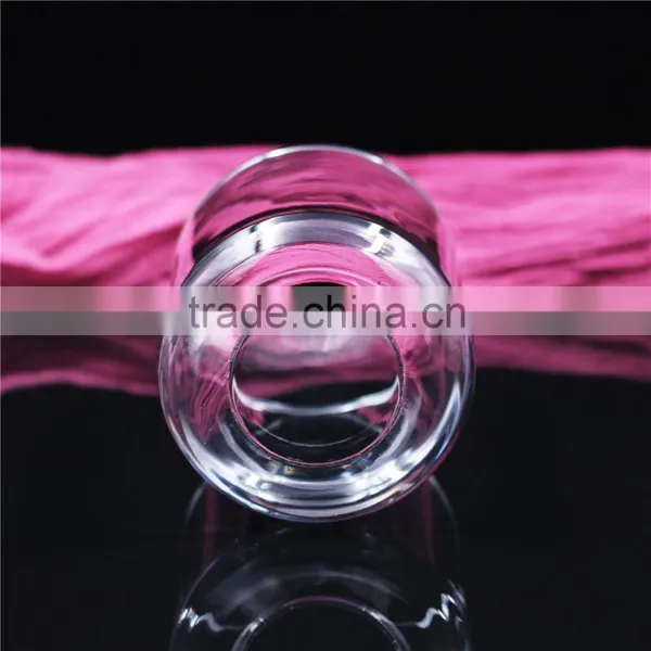 88*100mm Wholesale Hot Sale Clear Round Scented Candle Glass Jar photo-2