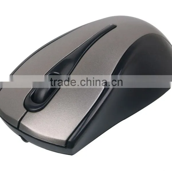 Ergonomic Design Gray Color 2.4G Wireless Mouse