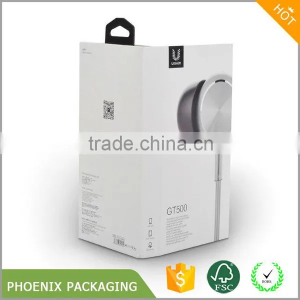 High End Book Shape Cardboard Box Packaging for Earphone photo-3