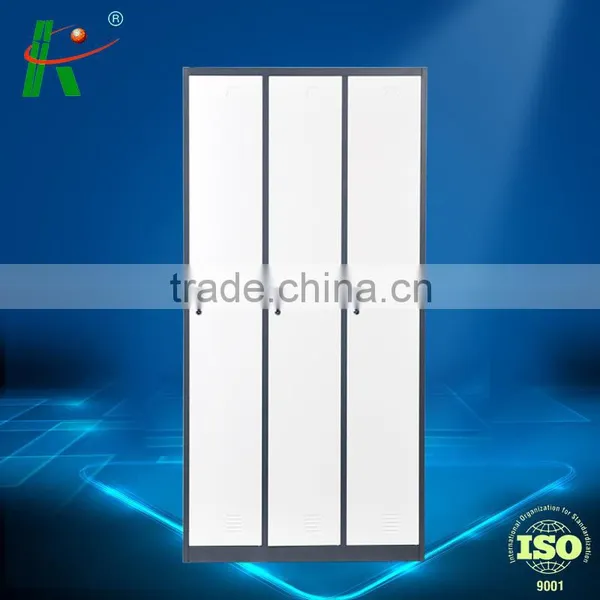 Kefeiya Factory Direct Steel Locker Cabinet White 3 Door Metal Locker Most Popular photo-5