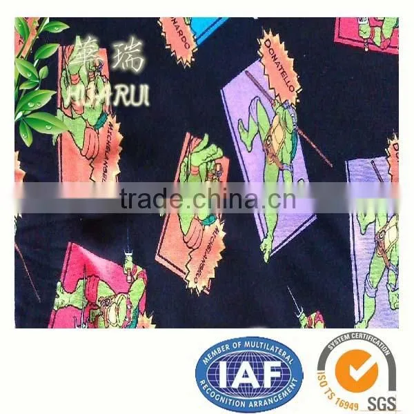 Cartoon Single Jersey Fabric