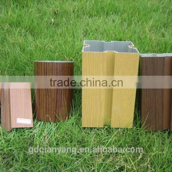 Wooden Color Aluminum Extrusion Profile for Windows and Doors