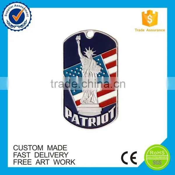 OEM Eco-friendly UK Flag Souvenir Zinc Alloy Metal Custom Dog Tags photo-5