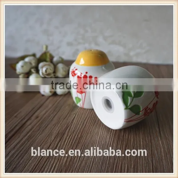 Ceramic Hand Painted Spice & Pepper Shakers in Bottle With Sift Cap Design photo-4