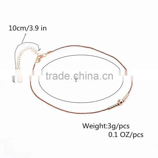 Hot New Torques Bijoux Plain Velvet Ribbon Pendant Necklace Maxi Statement Chokers Necklace for Women Jewelry photo-2