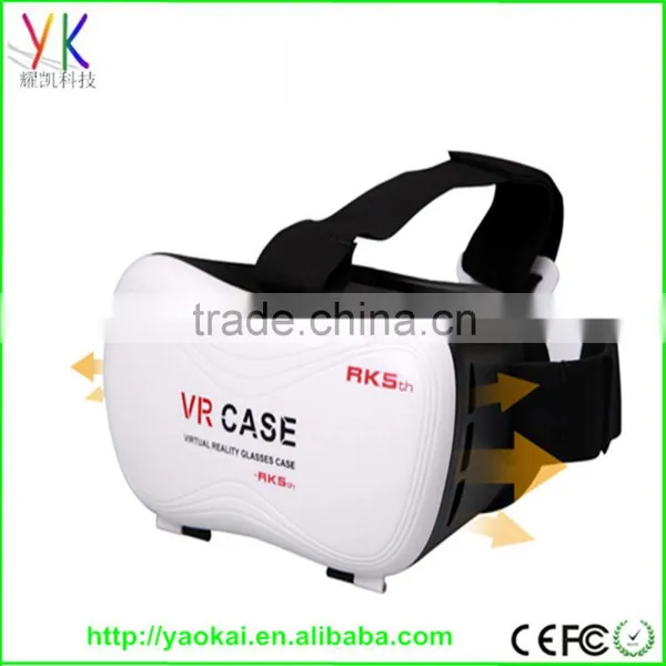 2016 Shenzhen Head Mount Hot Selling VR Box 3D Google Glasses for Samsung S7 and S7 Edge