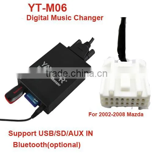 Professional Yatour YT-M06 Mazda/FRD Music Interfaces/kit>Optional Bluetooth Support