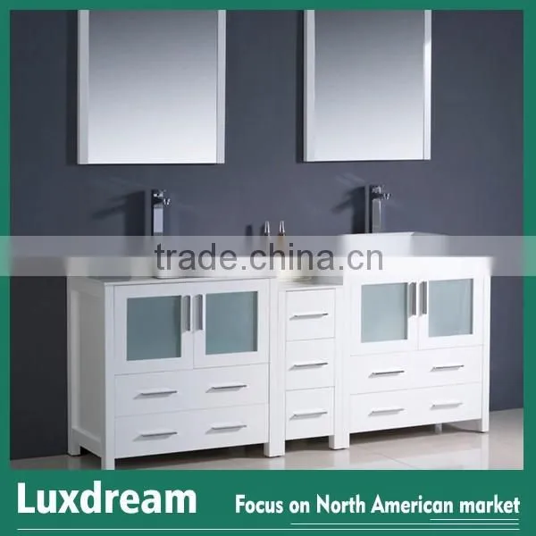 Solid Wood Cabinets With Double Sinks Wholesale Bath Furniture China